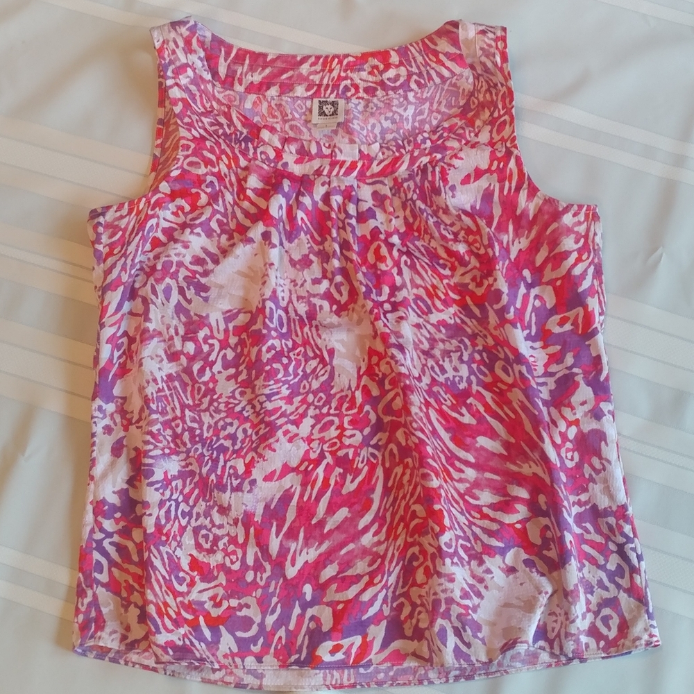 Blouse Anne Klein sz lg sleeveless